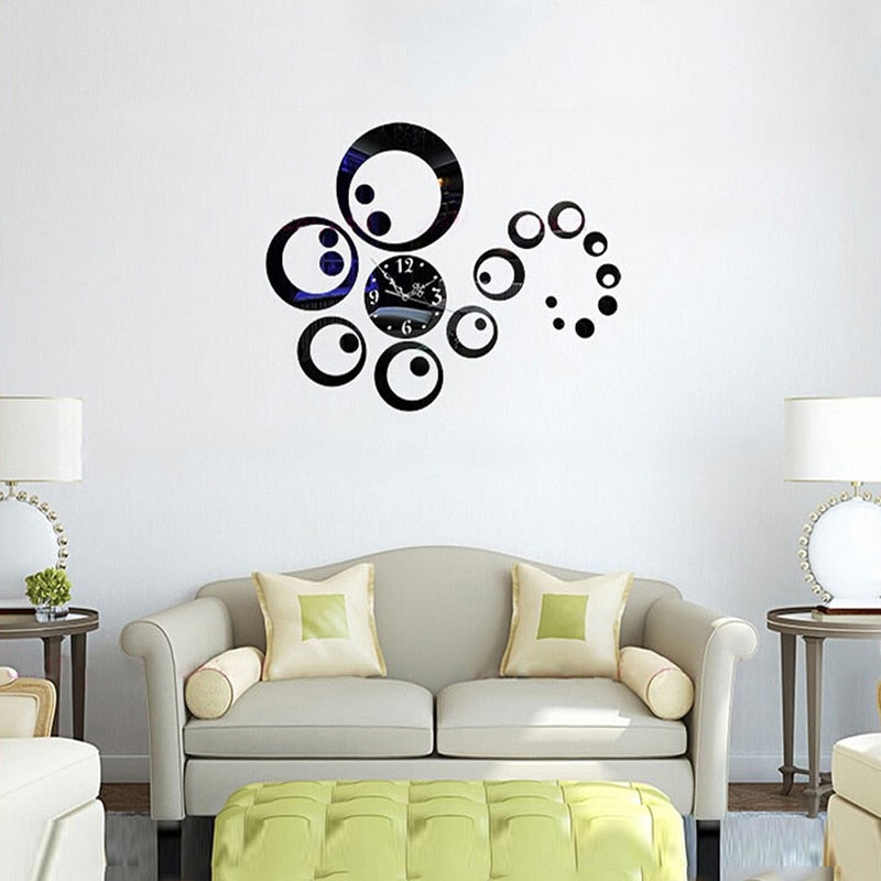 Wall Sticker Clock Decoration - Mel Patel