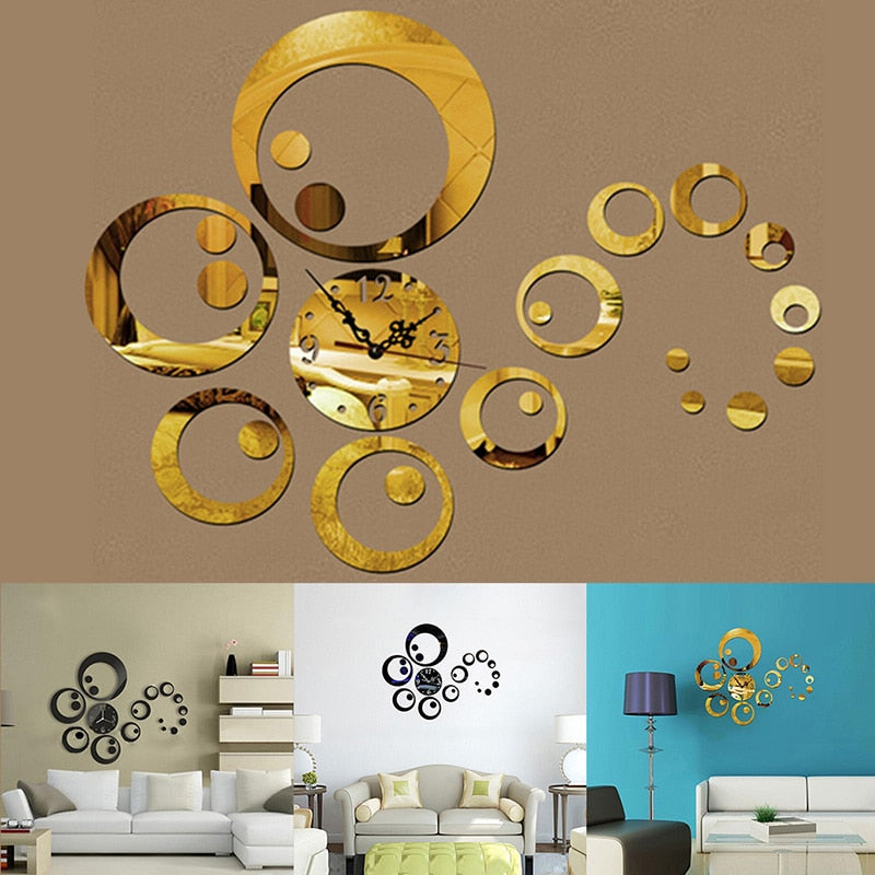 Wall Sticker Clock Decoration - Mel Patel