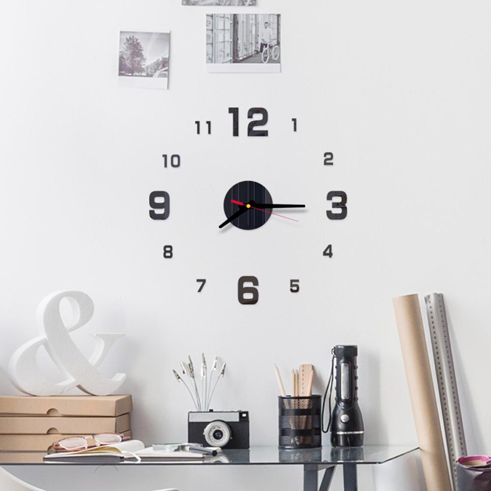 3D Large Wall Clock Sticker - Mel Patel