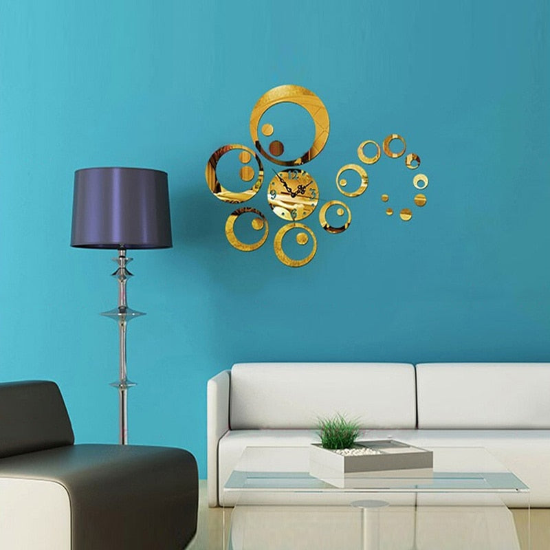 Wall Sticker Clock Decoration - Mel Patel