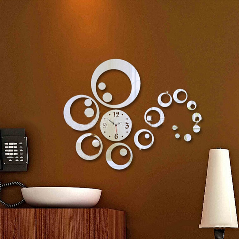 Wall Sticker Clock Decoration - Mel Patel