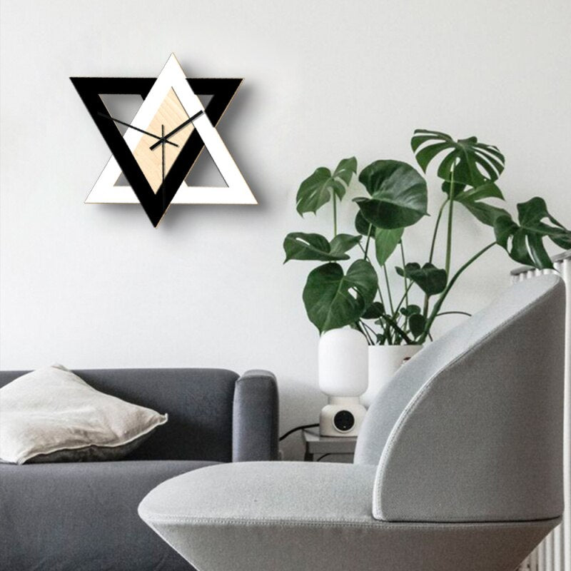 Living Room Star Wall Clock - Mel Patel