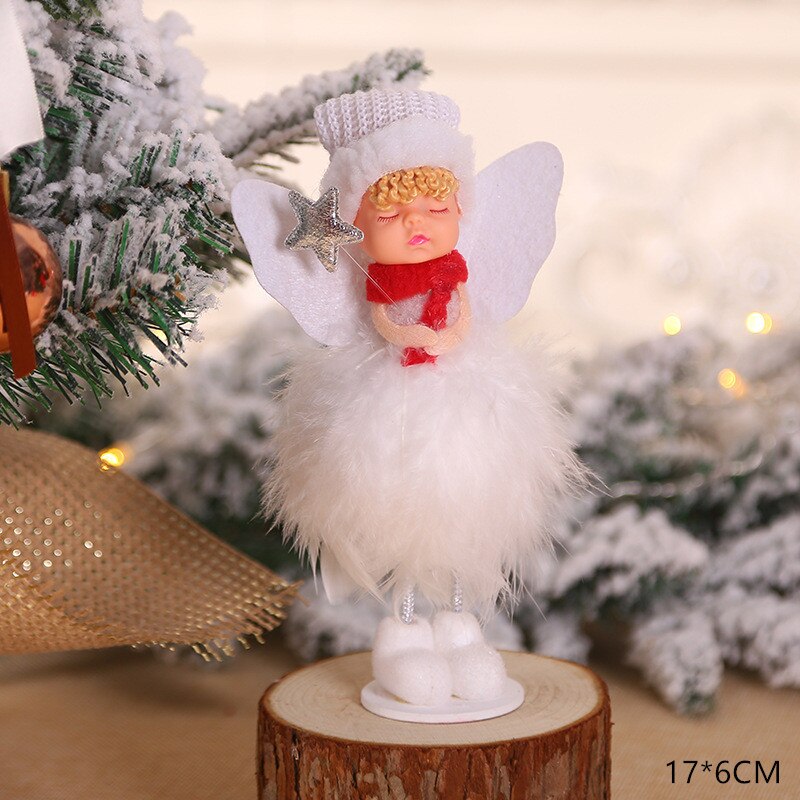 2023 New Year Gift Cute Christmas Angel Doll Xmas Tree Ornament Noel Deco Christmas Decoration for Home Natal Navidad 2022 Decor