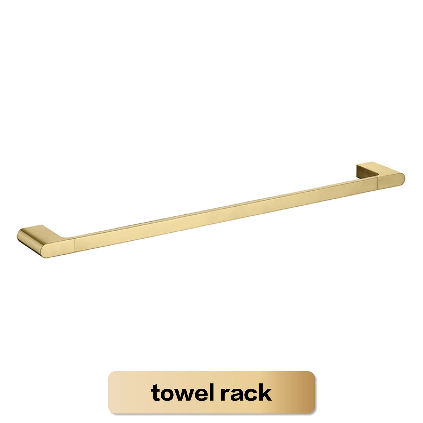 304 stainless steel brushed gold bath towel rack towel rack storage rack hardware bathroom bathroom Hotel Pendant Set