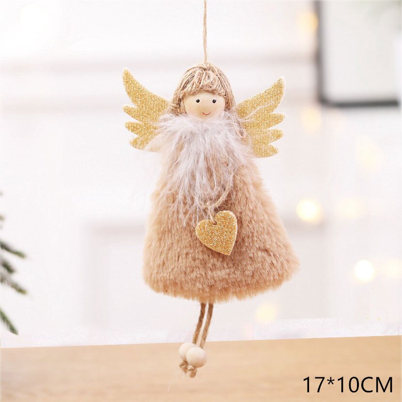 2023 New Year Gift Cute Christmas Angel Doll Xmas Tree Ornament Noel Deco Christmas Decoration for Home Natal Navidad 2022 Decor