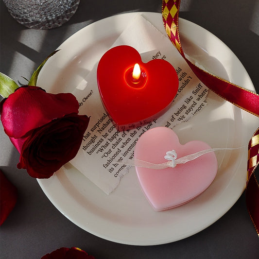 Love Heart Scented Candle Creative Home Decoration Romantic Proposal Birthday Souvenir