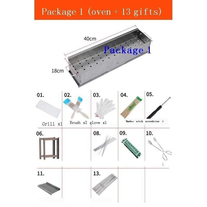 Smoker Griller Portatiles Mini Mangal Izgara Grille Gril barbacoa De Carbon Barbecue For Outdoor Parrilla Churrasco Bbq Grill