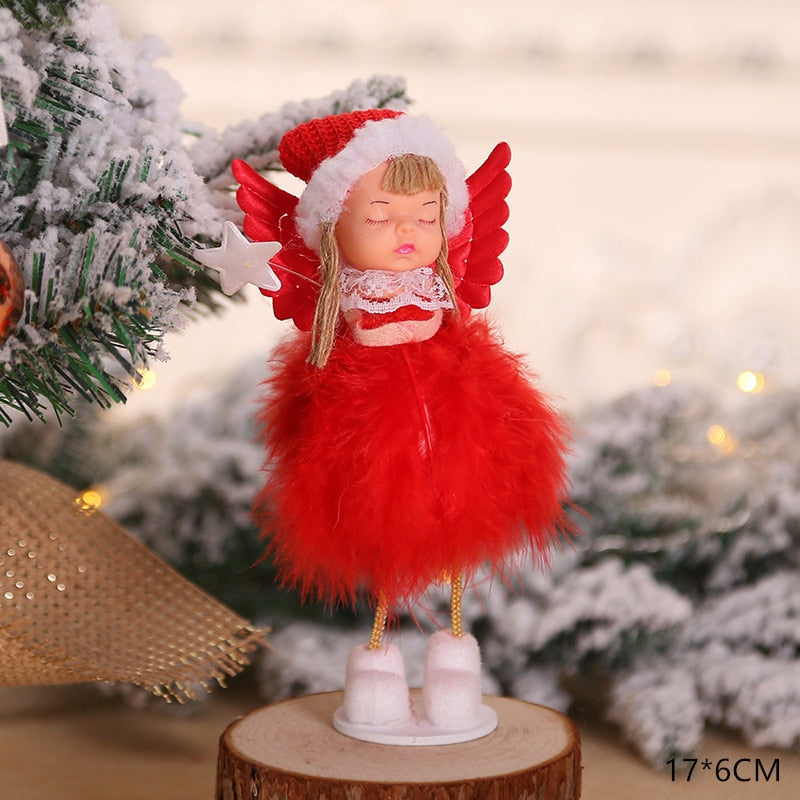 2023 New Year Gift Cute Christmas Angel Doll Xmas Tree Ornament Noel Deco Christmas Decoration for Home Natal Navidad 2022 Decor