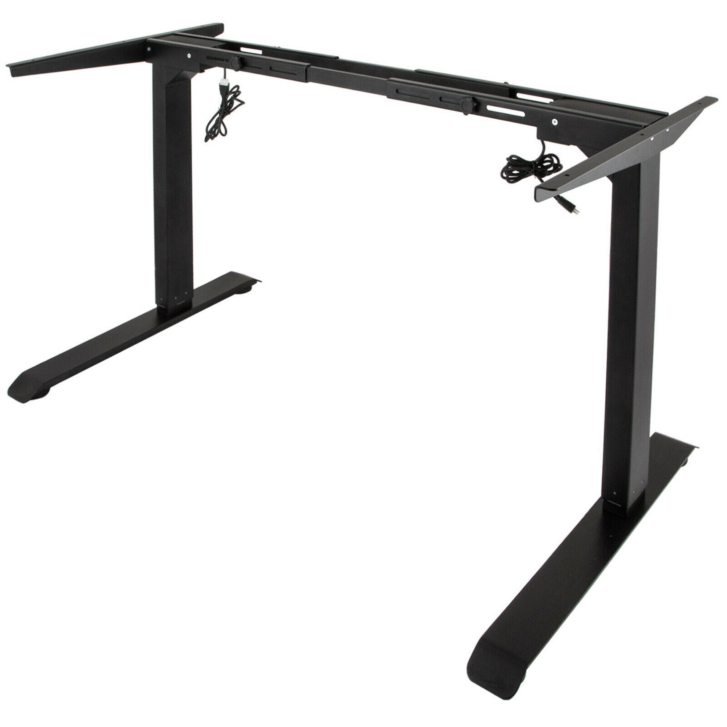 Height Adjustable Electric Lifting Table Stand Up Desk Frame w/ Dual Motor Automatic Standing Table Desk