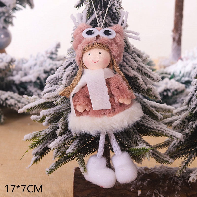 2023 New Year Gift Cute Christmas Angel Doll Xmas Tree Ornament Noel Deco Christmas Decoration for Home Natal Navidad 2022 Decor