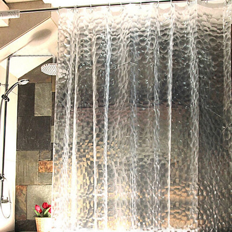 Waterproof 3D Shower Curtain With 12 Hooks Bathing Sheer For Home Decoration Bathroom Accessaries 180X180cm 180X200cm