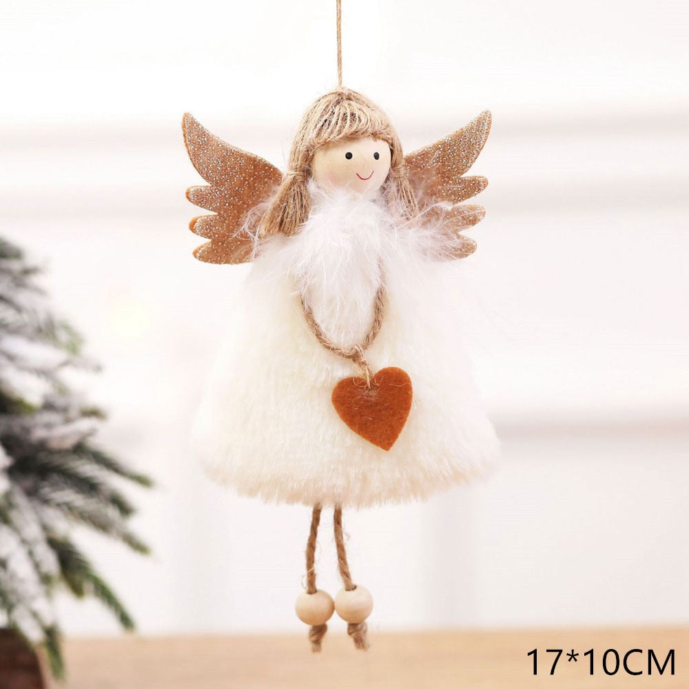 2023 New Year Gift Cute Christmas Angel Doll Xmas Tree Ornament Noel Deco Christmas Decoration for Home Natal Navidad 2022 Decor