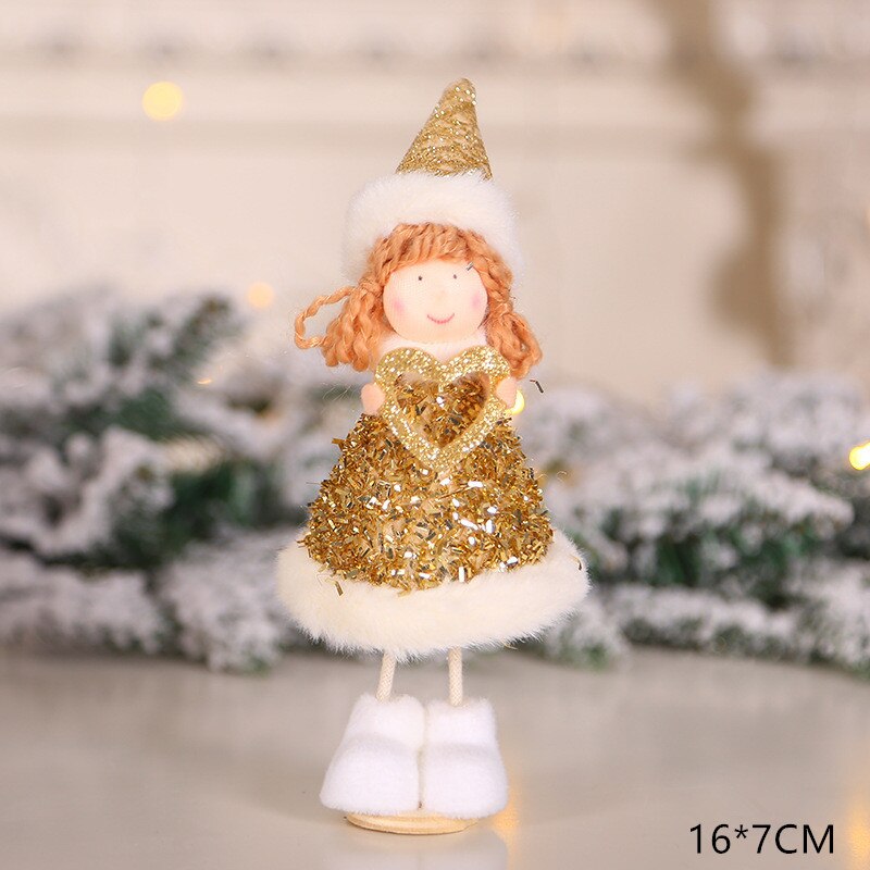 2023 New Year Gift Cute Christmas Angel Doll Xmas Tree Ornament Noel Deco Christmas Decoration for Home Natal Navidad 2022 Decor