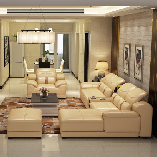 2014 new dubai furniture  sectional luxury and modern corner leather living room arab l shaped  sofa design and prices set