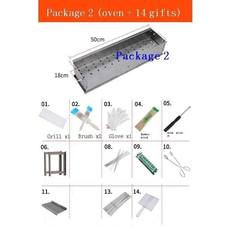 Smoker Griller Portatiles Mini Mangal Izgara Grille Gril barbacoa De Carbon Barbecue For Outdoor Parrilla Churrasco Bbq Grill