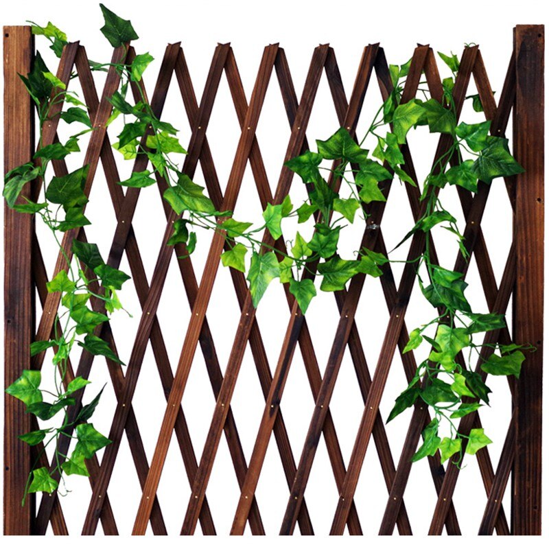 210CM Green Vine Silk Artificial Ivy Hanging Leaf Garland Plants Creeper Leaf Home Decor Wedding Bathroom Garden Decoration