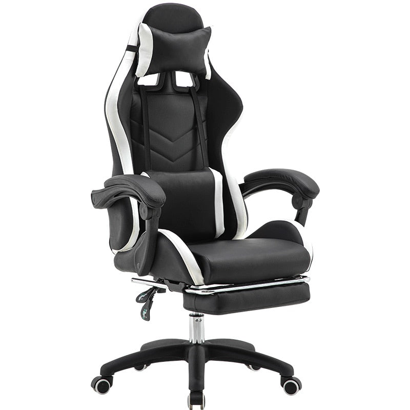 Office Chair WCG Computer Gaming Chair Reclining Armchair with Footrest Internet Cafe Gamer Chair Office Furniture Pink Chair