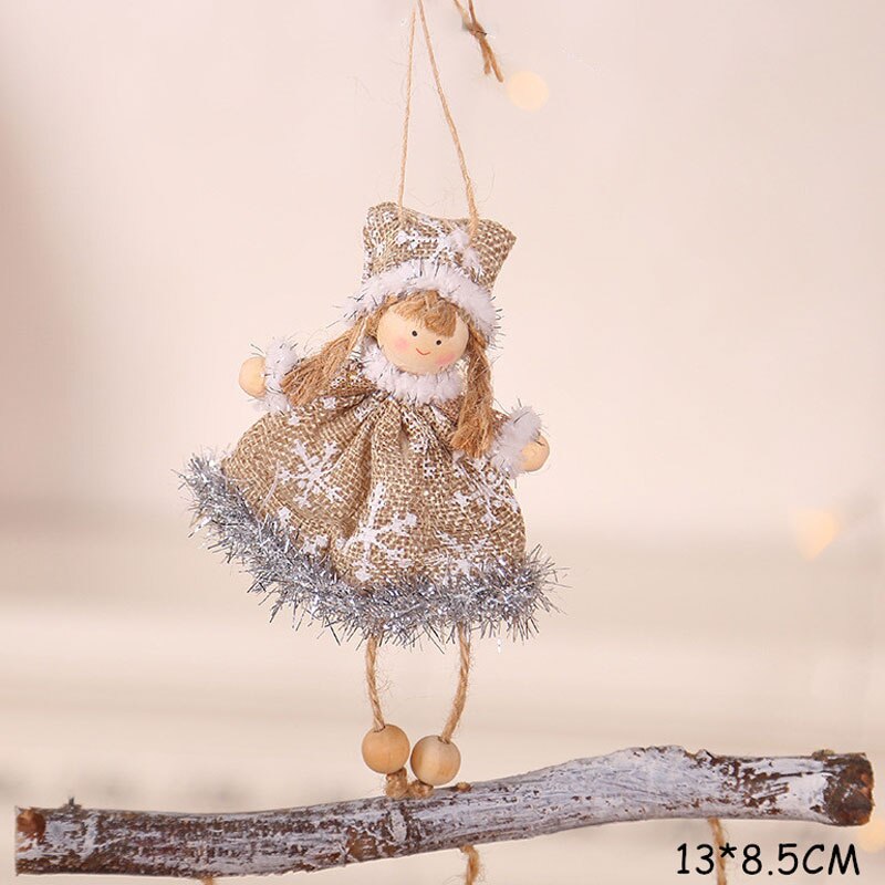 2023 New Year Gift Cute Christmas Angel Doll Xmas Tree Ornament Noel Deco Christmas Decoration for Home Natal Navidad 2022 Decor