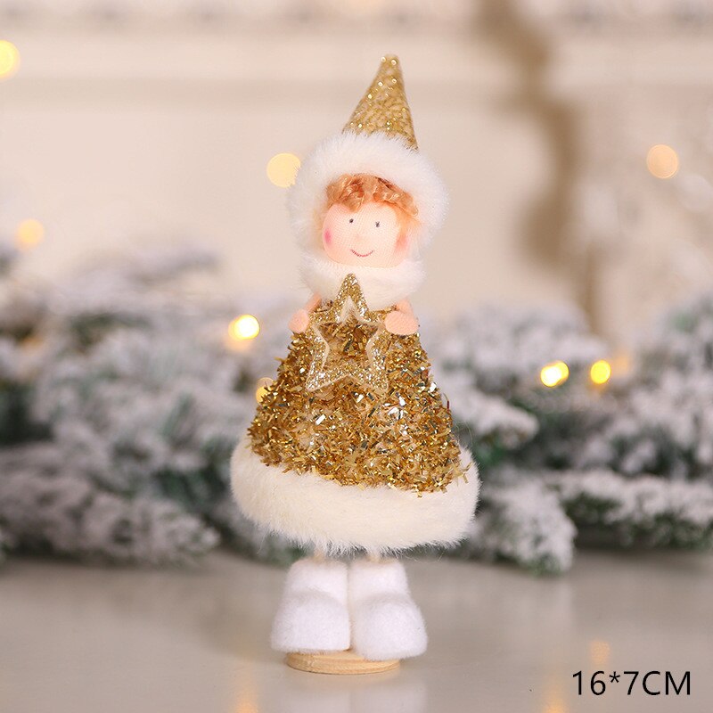 2023 New Year Gift Cute Christmas Angel Doll Xmas Tree Ornament Noel Deco Christmas Decoration for Home Natal Navidad 2022 Decor