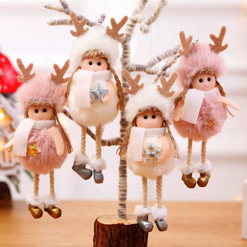 2023 New Year Gift Cute Christmas Angel Doll Xmas Tree Ornament Noel Deco Christmas Decoration for Home Natal Navidad 2022 Decor