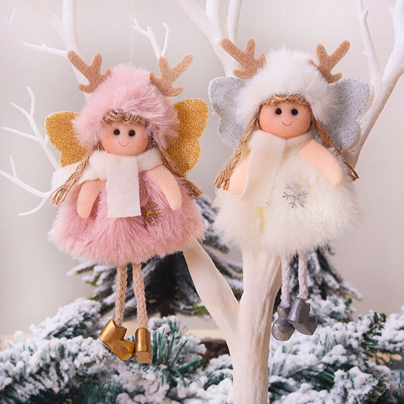 2023 New Year Gift Cute Christmas Angel Doll Xmas Tree Ornament Noel Deco Christmas Decoration for Home Natal Navidad 2022 Decor