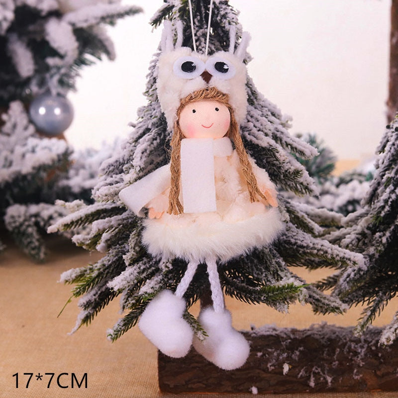 2023 New Year Gift Cute Christmas Angel Doll Xmas Tree Ornament Noel Deco Christmas Decoration for Home Natal Navidad 2022 Decor