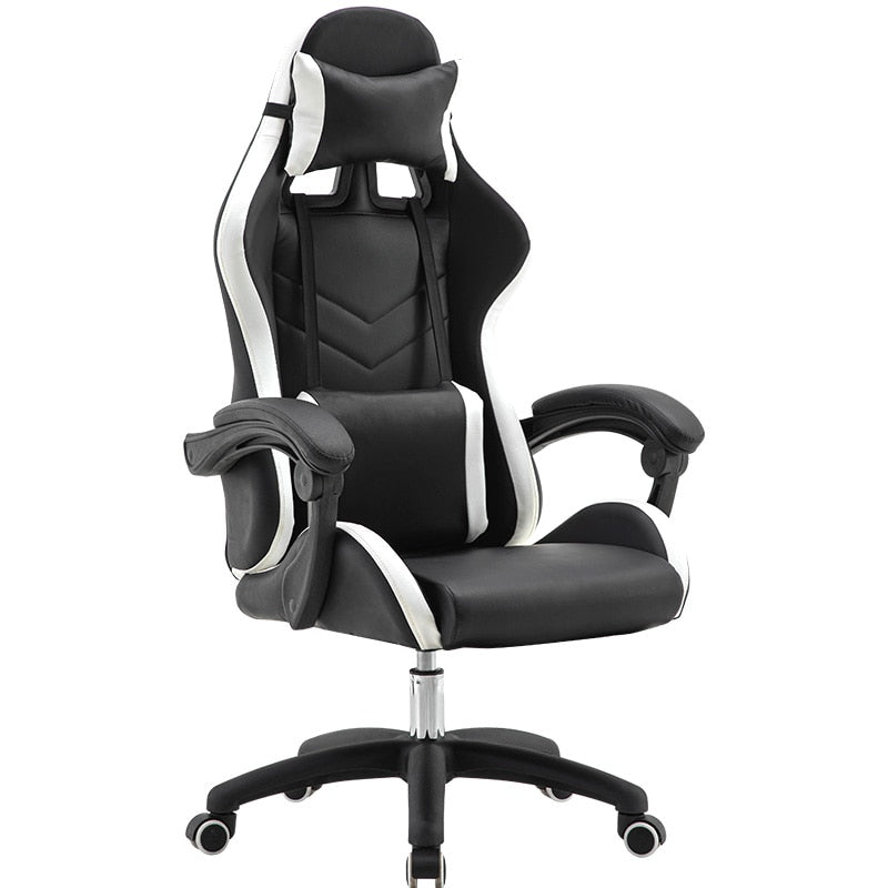 Office Chair WCG Computer Gaming Chair Reclining Armchair with Footrest Internet Cafe Gamer Chair Office Furniture Pink Chair