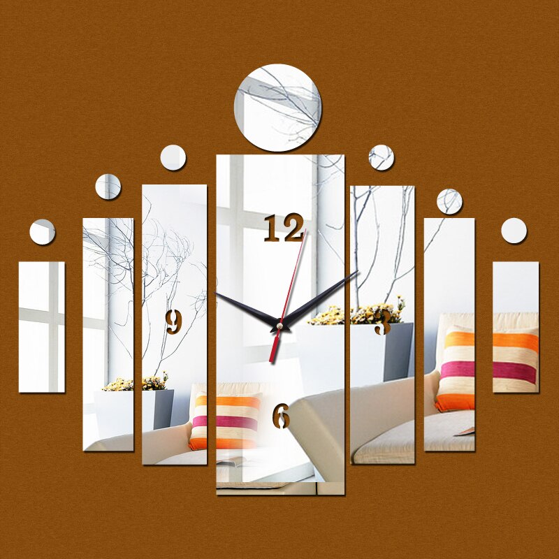 new special real offer Acrylic clocks wall clock mirror watch living room quartz modern home decoration