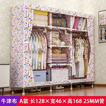 storage furniture When the quarter wardrobe DIY Non-woven fold Portable Storage Cabinet bedroom furniture wardrobe bedroom