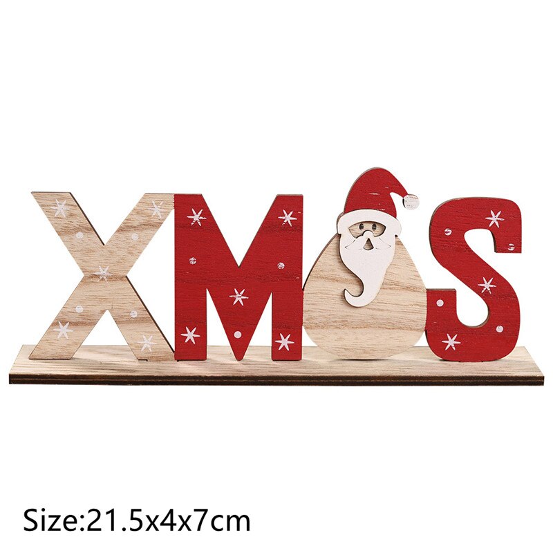 New Year 2023 Natural Xmas Wood Craft Christmas Tree Ornament Wooden Pendant Decoration Noel Decora Adornos De Navidad 2022 Gift