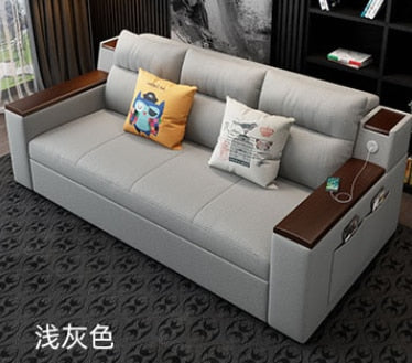 Sitting room sofa bed multi-purpose amphibious double web celebrity home collapsible small family in 2021, the new expansion bed