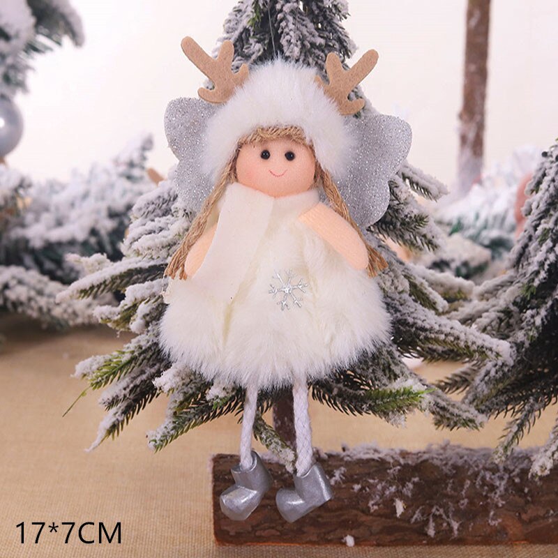 2023 New Year Gift Cute Christmas Angel Doll Xmas Tree Ornament Noel Deco Christmas Decoration for Home Natal Navidad 2022 Decor