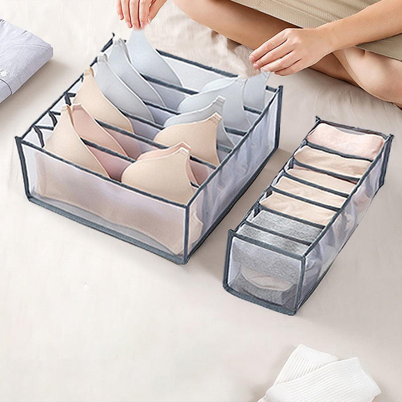 Closet Organizer For Underwear Socks Home Cabinet Divider Storage Box Storage Organizer for clothes Foldable Drawer Organizer