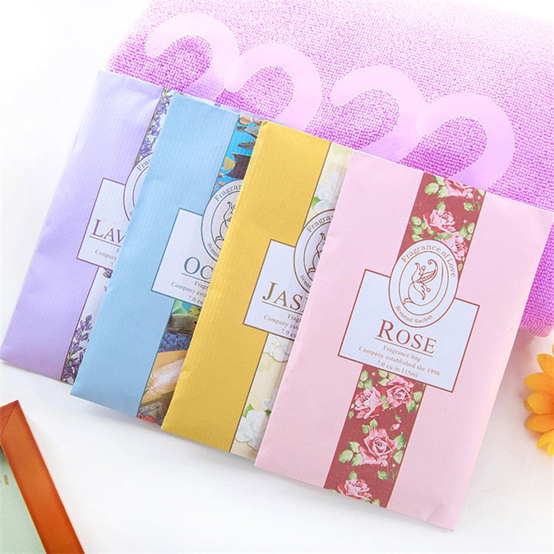 Air Freshener Bag Flavoring for Home Lavender Natural Flower Perfumes Home Fragrance Cabinet Sachet Car Air Fresh Accessories