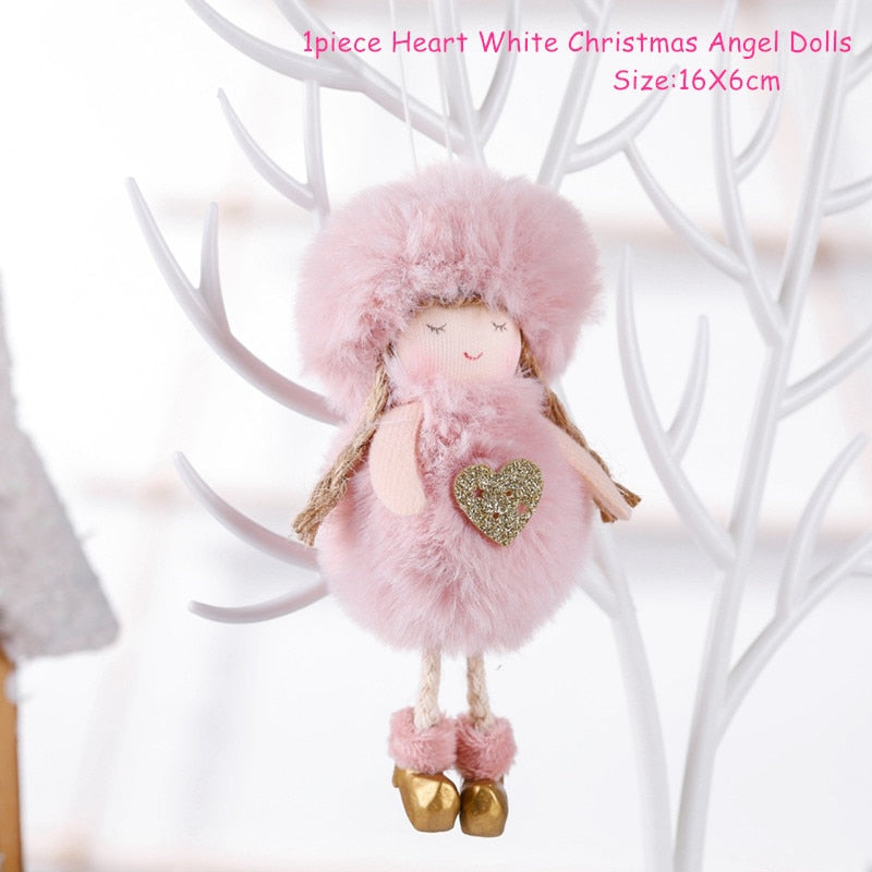 2023 New Year Gift Cute Christmas Angel Doll Xmas Tree Ornament Noel Deco Christmas Decoration for Home Natal Navidad 2022 Decor