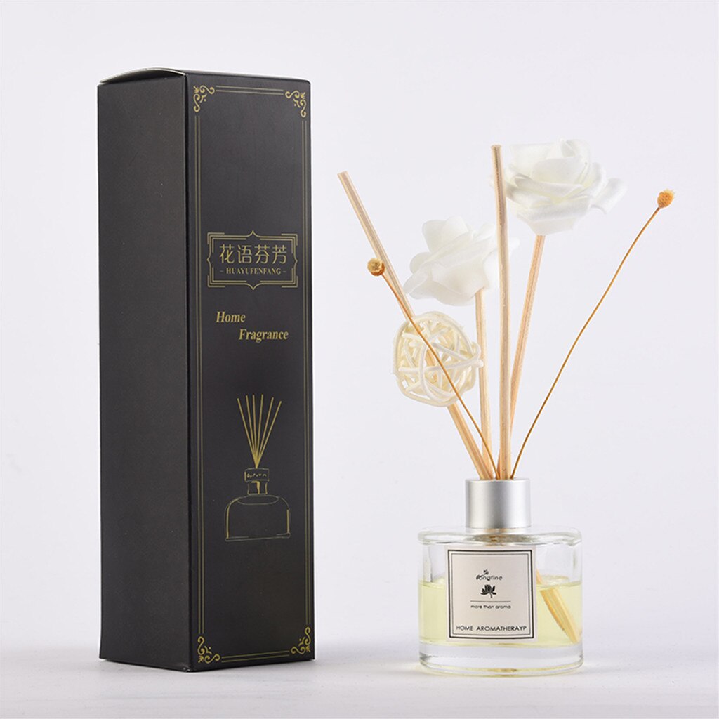 50ml Reed Diffuser Sets With Natural Sticks Glass Bottle And Scented Oil Perfume Set Home Fragrance Decoration Office