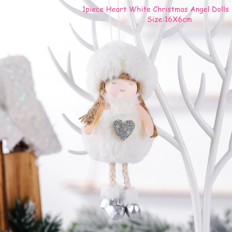 2023 New Year Gift Cute Christmas Angel Doll Xmas Tree Ornament Noel Deco Christmas Decoration for Home Natal Navidad 2022 Decor