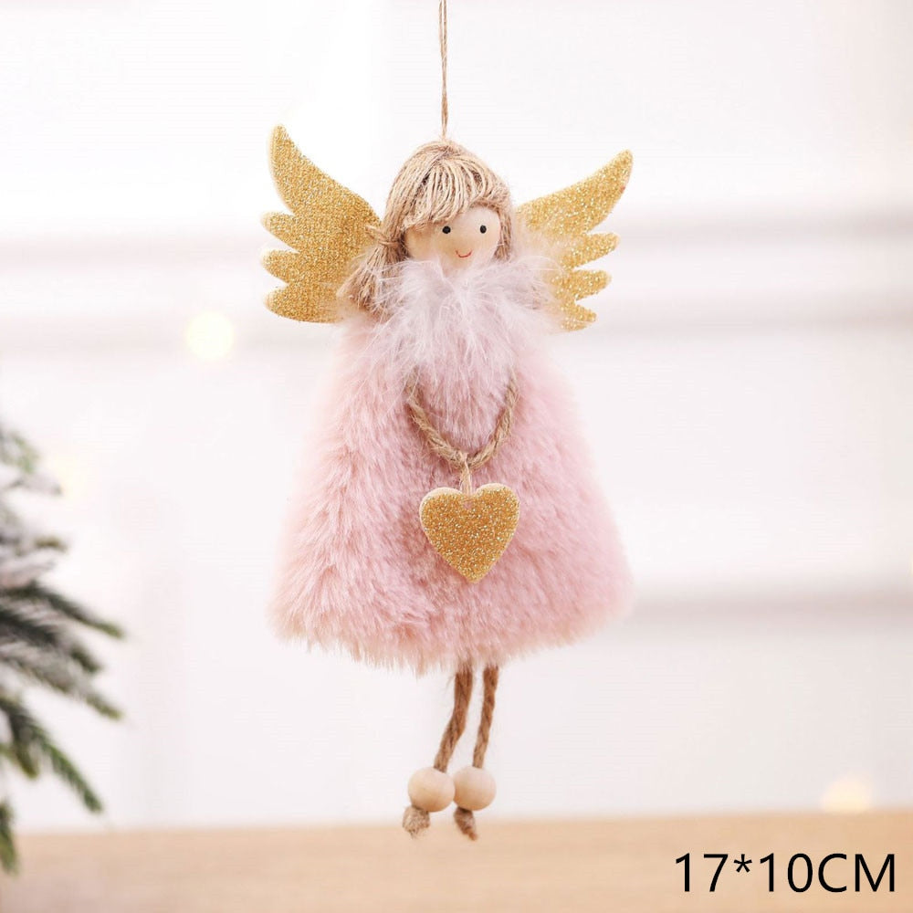 2023 New Year Gift Cute Christmas Angel Doll Xmas Tree Ornament Noel Deco Christmas Decoration for Home Natal Navidad 2022 Decor