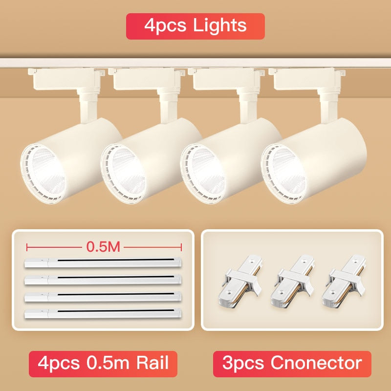 Whole-Set Led Track Light Lamp - Mel Patel