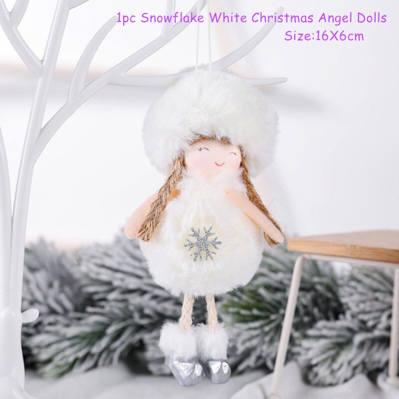 2023 New Year Gift Cute Christmas Angel Doll Xmas Tree Ornament Noel Deco Christmas Decoration for Home Natal Navidad 2022 Decor