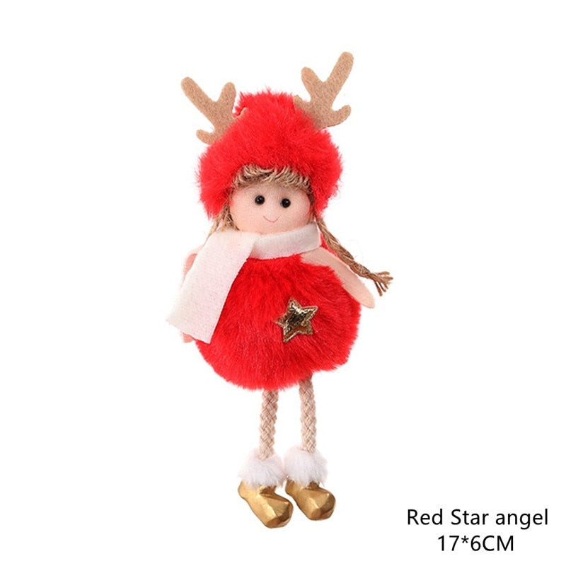 2023 New Year Gift Cute Christmas Angel Doll Xmas Tree Ornament Noel Deco Christmas Decoration for Home Natal Navidad 2022 Decor