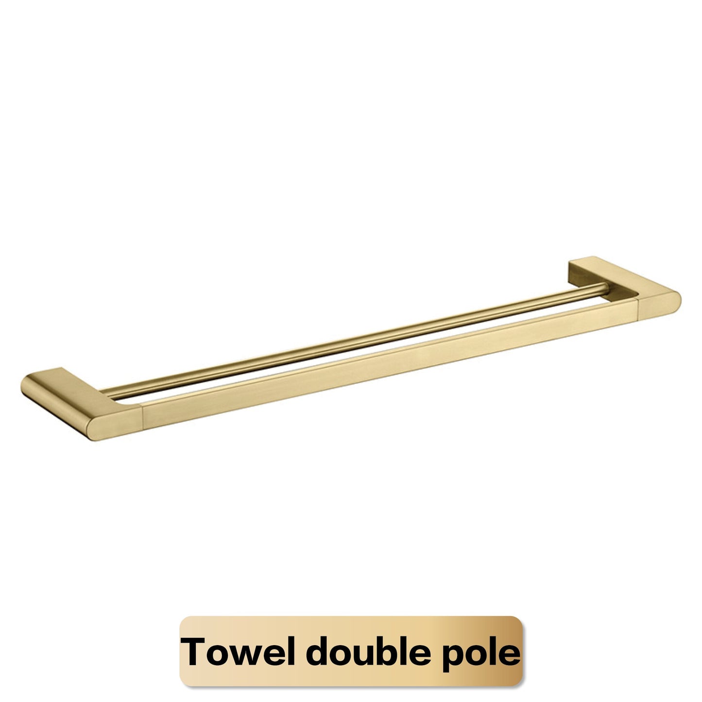 304 stainless steel brushed gold bath towel rack towel rack storage rack hardware bathroom bathroom Hotel Pendant Set