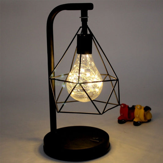 2022 New Vintage Industrial Retro Lamp Black Vintage Edison Desk Iron Night  Light