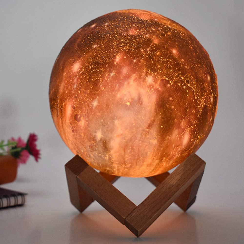 3D Printing Moon Lamp - Mel Patel