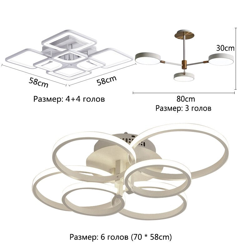 Lighting Modern Led Ceiling Lamp - Mel Patel