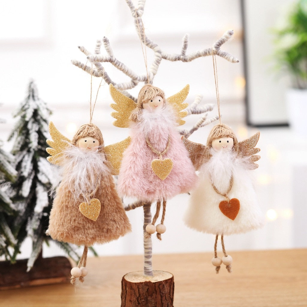 2023 New Year Gift Cute Christmas Angel Doll Xmas Tree Ornament Noel Deco Christmas Decoration for Home Natal Navidad 2022 Decor