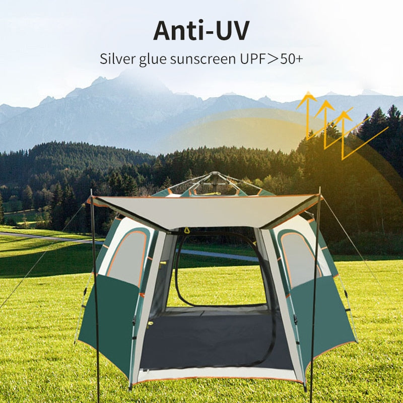 Outdoor Portable Tents Folding Automatic Tent Thickened Waterproof Sun Protection Shelter Camping Equipment