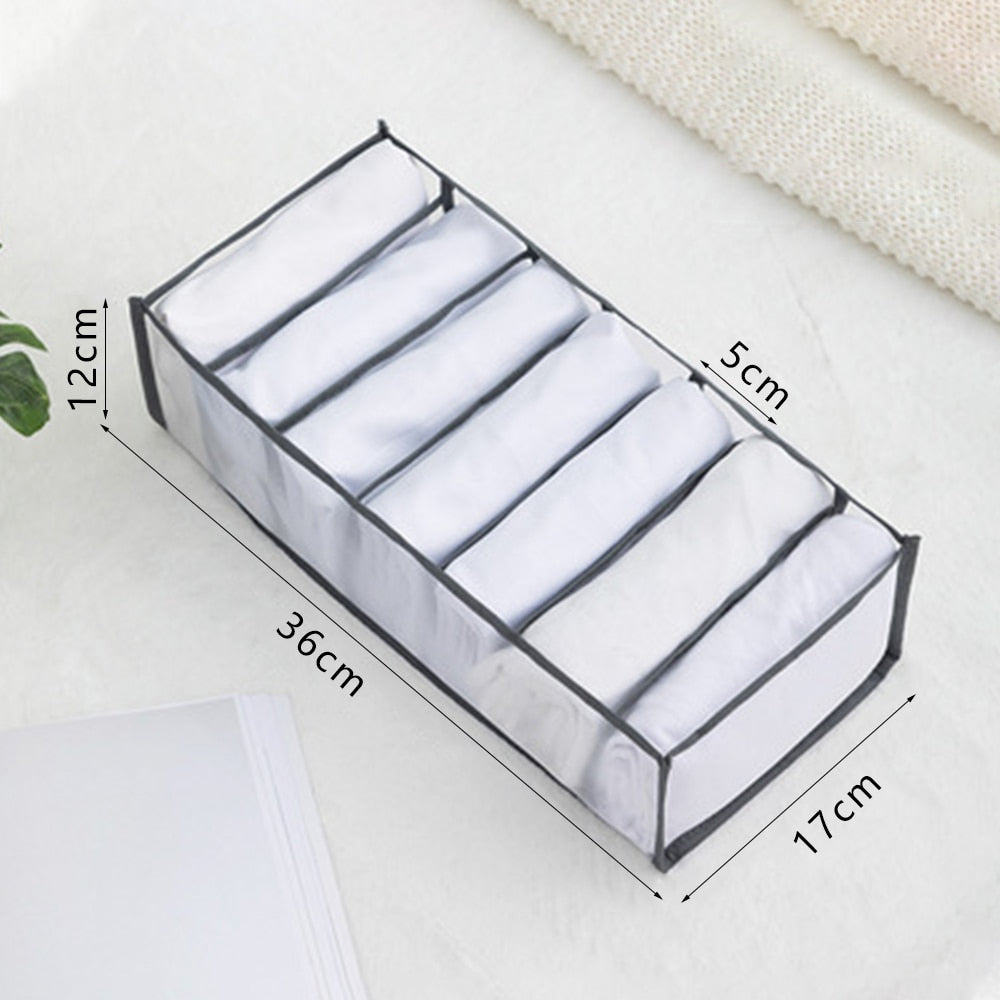 Closet Organizer For Underwear Socks Home Cabinet Divider Storage Box Storage Organizer for clothes Foldable Drawer Organizer