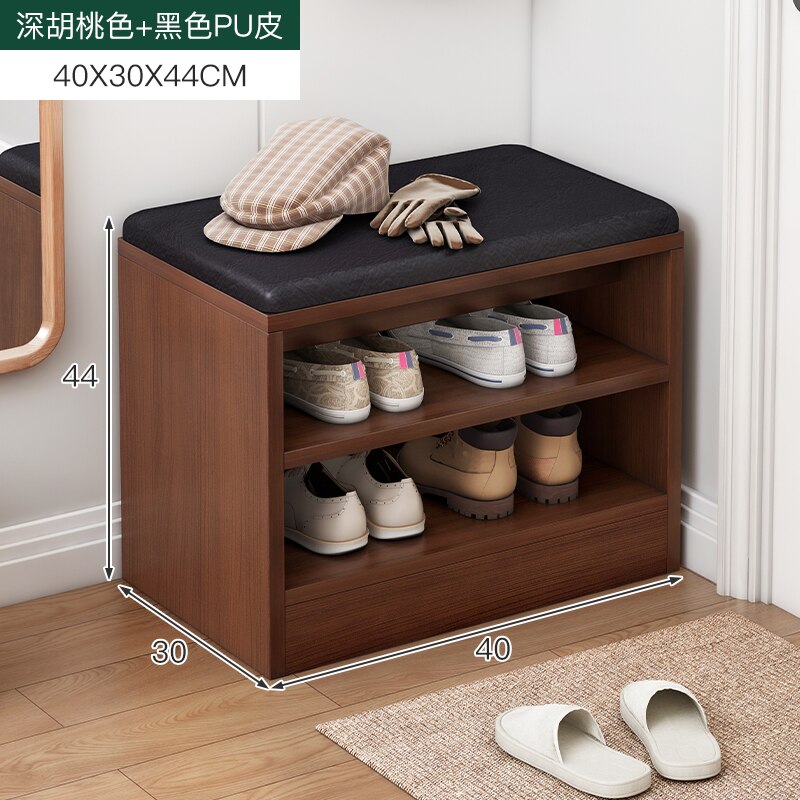 Nordic Shoe Cabinet Modern Luxury Home Stool Shoe Cabinet Sitting Minimalist Stool Integrated Meuble Chaussure Furniture KC50XG