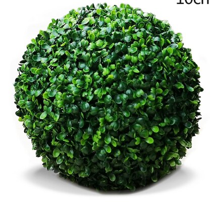 Green Grass Ball Artificial Plant Milan Grass Ball Plastic Boxwood Ball Eucalyptus Ball Wedding Party Outdoor Decoration Bonsai